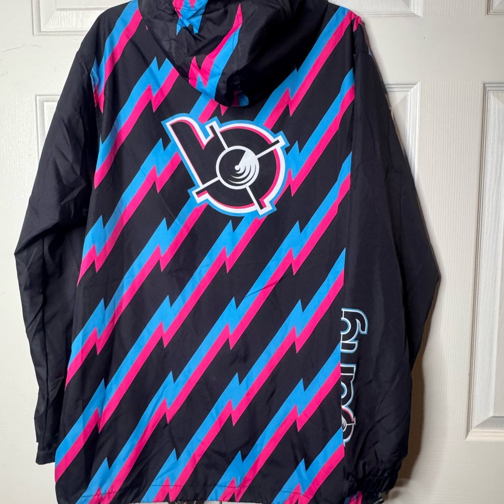 Colorful Lightning Pattern Windbreaker - image 6